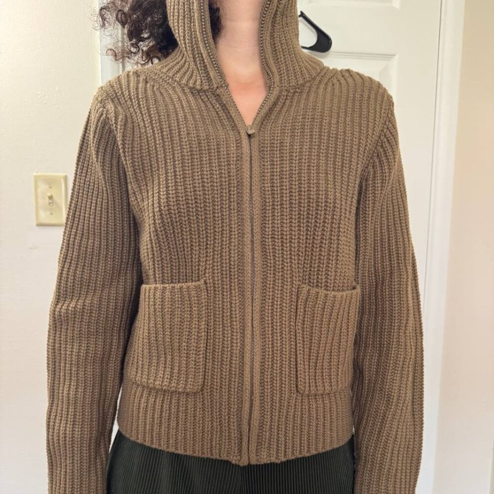 UNIQLO Lambswool Blend Zip-Up Jacket